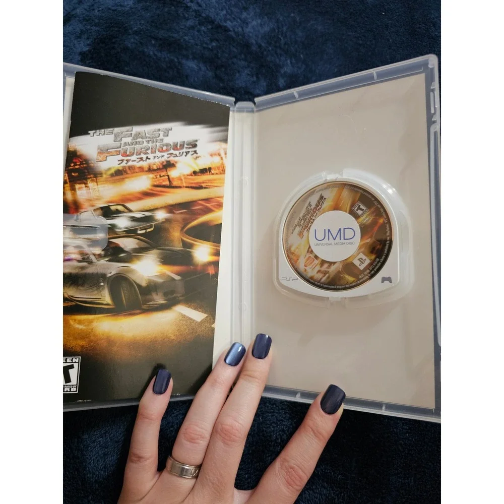 The Fast and the Furious Sony PSP Game Bandai Namco CIB Complete UMD Racing